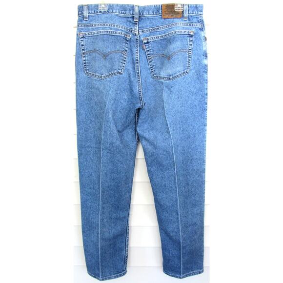 Vintage 1990s Levi's 540 Brown Tab Jeans Size 38 X 32 Relaxed Fit - Picture 3 of 6